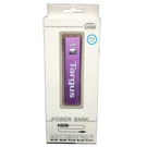 Targus 2200MAH Power Bank Purple Portable Charger Usb Output With Cable Manual. Fixed Price $17.02.