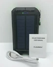 Floureon Solar Power Bank Built-in Flashlight Compass & Carabiner Free Ship. Fixed Price $23.48.