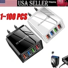 4 Port Fast Quick Qc 3.0 Usb Hub Wall Home Charger Power Adapter Lot. Fixed Price $32.49.