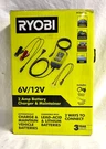 Ryobi AC0I2001 6V/12V 2A Battery Charger & Maintainer Float Mode Led -new Box. Fixed Price $29.95.