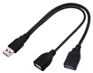 Usb 3.0 Y Splitter Cable, To Dual Female + 2.0.... Fixed Price $15.76.