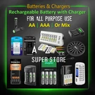Rechargeable Batteries Or Aaa Smart Fast Charger Nimh Solar Nicd Lot Battery. Fixed Price $54.99.