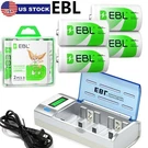 Ebl Lot Size Batteries Rechargeable,optional Charger For &d Cell Battery. Fixed Price $34.99.