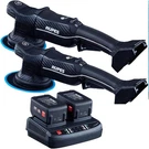 Rupes HLR21 HLR15 Set Of Cordless Ibrid Bigfoot Orbital Polishers W/ Battery. Fixed Price $1040.00.