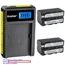 Kastar Battery Usb Lcd Charger For Atomos NP-F770 NP-F750 Shogun Inferno. Fixed Price $54.49.