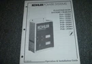 Kohler PAA-292863 Float Equalize Battery Charger Operator & Installation Manual. Fixed Price $104.49.