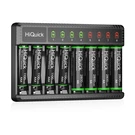 8-BAY Smart Charger With Rechargeable Aaa Batteries Fast Charging. Fixed Price $45.30.