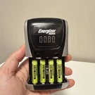 Energizer CHDC7 Aa/aaa Charger W/ 4PC. Panasonic Batterys. Fixed Price $14.00.