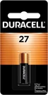Duracell 27 Alkaline Battery, Count Pack, Volt. Fixed Price $10.44.
