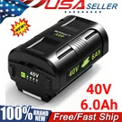 40V Battery For Ryobi 6.0AH Lithium OP4030 OP4050 OP40602 OP40261. Fixed Price $35.99.