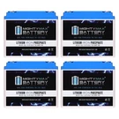Mighty Max 12V, 50AH, Lithium, Replaces Shoprider Streamer 888WSB - 4 Pack. Fixed Price $479.99.