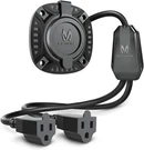 15A 250V Ac Port Plug Dual 18" Integrated Extension Cord Y Splitter Cable Camper. Fixed Price $34.23.