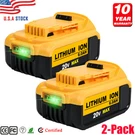 2PACK For Dewalt 20V 6.0AH Battery DCF850 DCB205 DCB206 DCD996 DCF887 DCF889 New. Fixed Price $44.89.