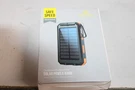 Feeke Solar-charger-power-bank 36800MAH Portable CHARGER,QC3.0 Fast Orange. Fixed Price $12.00.