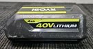 Ryobi OP10404VMN Li-ion 40V 4.0AH High Capacity Battery. Fixed Price $59.99.