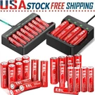 Ebl Aaa Rechargeable Lithium Li-ion Batteries 1.5V / Optional Charger Lot. Fixed Price $142.89.