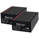 Mighty Max 6V, 9AH, Agm, F2 Terminal, Replaces Technacell EP66026 - 12 Pack. Fixed Price $169.99.