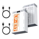 K&f Concept 2PACK LP-E17 Battery 1040MAH W/ Usb-c Port For Canon R50 R8 R100 Rp. Fixed Price $39.99.