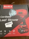 Onebird Cordless Leaf Blower 21V 350W Wind Power Adjustment Batteries Charger. Fixed Price $30.00.