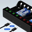 8-BAY Universal Charging Dock For Aa/aaa 3A 2A Rechargeable Battery Ni-mh Ni-cd. Fixed Price $15.88.