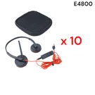 Plantronics C3225T Dual Headset C3200 Detachable Usb Adapter Case Lot 10 E4800. Fixed Price $73.58.