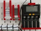 Battery Charger Mount For Ikea Skadis Miboxer C4-12 Wall Organizer Workshop. Fixed Price $12.16.