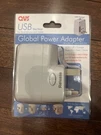 Qvs Premium World Travel Power Adapter With Usb White PA-C2 Brand New. Fixed Price $11.00.