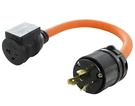 Nema L6-20P To 6-20R Adapter With Amp Breaker By Ac Works. Fixed Price $36.99.
