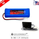 New 1PCS 7.2V 3800MAH For Rc Car Rechargeable Battery + Charger Tamiya Pulg. Fixed Price $21.82.