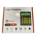 Victagen 4-SLOT Lithium-ion Ni-mh Ni-cd Battery Smart Charger 3.7V 1.2V Aaa. Fixed Price $27.00.