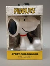 New Peanuts Snoopy 3D Figural Charging Hub 4-PORT (3) Usb-a / (1) Usb-c. Fixed Price $22.99.