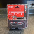Milwaukee M18 5.0 Extended Capacity Chemical Resistant Battery Pack #48-11-1850R. Fixed Price $85.00.