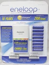 Panasonic Eneloop 1083517 Rechargeable Batteries Set + 4 Aaa Charger. Fixed Price $65.00.