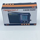 Qfx 9 Band Radio FM/MW/SW1-7 New Open Box. Fixed Price $20.76.