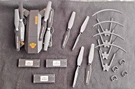 Drone Visuo XS809W Foldable Rc, (3) Three Batteries, And Parts. Fixed Price $48.00.