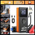 Portable Jump Starter & Air Compressor 8000A 180PSI, 12V Battery Booster, Led Li. Fixed Price $131.99.