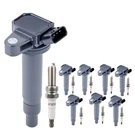 Ignition Coil & Iridium Spark Plug For Toyota Tundra Sequoia 4.7L V8 UF230. Fixed Price $109.74.