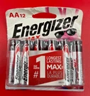 Energizer Max "aa" Batteries (12 Pack) E91BW12EM. Fixed Price $6.99.