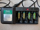 Bundle Energizer CHM4FC Universal Charger + Portable 4XAA Batteries. Fixed Price $14.00.