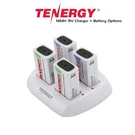 Tenergy TN136 4 Bay 9V Nimh Battery Charger With Options Lot. Fixed Price $18.88.