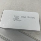 Box Of 12 Eveready Gold A522BP Alkaline 9V-1 Batteries New. Fixed Price $34.99.