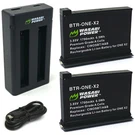 Wasabi Power Battery (2-PACK) And Dual Charger For INSTA360 One X2 (not. Fixed Price $30.99.