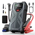 6000A Car Jump Starter With Air Compressor Portable Power Bank Battery Charger. Fixed Price $50.99.
