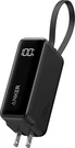 Anker Power Bank (5,000MAH, 30W) Fusion W/ Built-in Usb-c Cable Black. Fixed Price $35.99.