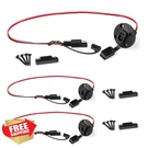 Tmh 2 Ft Sae Power Socket Connector, 16 Awg, Solar Panel Plug 3PK. Fixed Price $20.00.