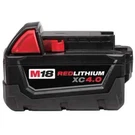 Genuine Milwaukee M18 4.0 Ah Battery Xc Red Lithium 48-11-1840 **new. Fixed Price $57.99.