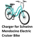 Power Supply Battery Charger For Schwinn Mendocino Ebike (not 5 Pin Trapezoid. Fixed Price $32.42.