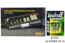 8 Bay Lcd Maha Powerex Battery Charger + Accupower Nimh Batteries (6000 Mah). Fixed Price $170.99.