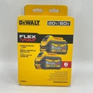 New Dewalt DCB606-2 20V/60V Max Flexvolt. Fixed Price $209.99.