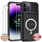 Iphone 14 Max 10800MAH Battery Case Wireless Charging Protective Cover. Fixed Price $63.52.